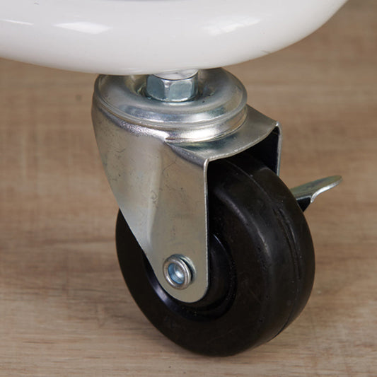 3-Shelf Plastic Geometric Bookcase Contemporary Book Shelf with Wheels Clearhalo 'Bookcases' 'furn' 'furn_bookcases' 'Furniture' 'furniture_bookcases' 'Office Furniture' 4859136