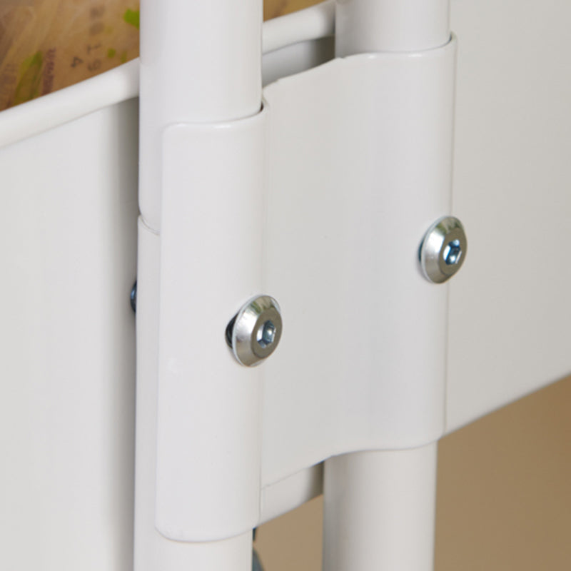 3-Shelf Plastic Geometric Bookcase Contemporary Book Shelf with Wheels Clearhalo 'Bookcases' 'furn' 'furn_bookcases' 'Furniture' 'furniture_bookcases' 'Office Furniture' 4859137