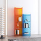 Closed Back Plastic Bookcase Scandinavian Style Bookshelf for Home Office Study Room Clearhalo 'Bookcases' 'furn' 'furn_bookcases' 'Furniture' 'furniture_bookcases' 'Office Furniture' 4859149