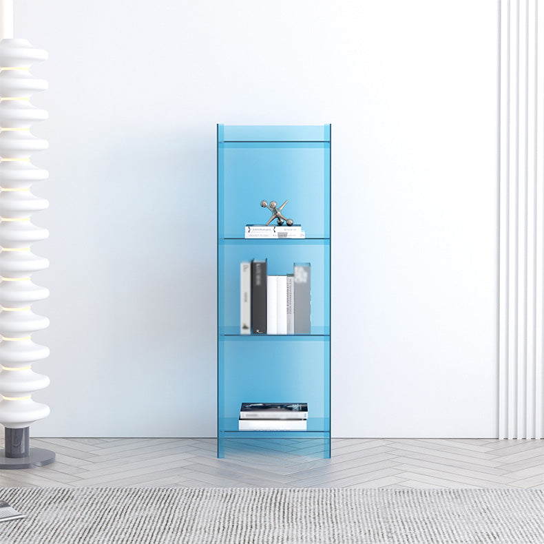 Closed Back Plastic Bookcase Scandinavian Style Bookshelf for Home Office Study Room Clearhalo 'Bookcases' 'furn' 'furn_bookcases' 'Furniture' 'furniture_bookcases' 'Office Furniture' 4859170