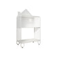 Open Back Metal Bookshelf Scandinavian Style Bookcase for Home Study Room 24"L x 11"W x 42.9"H White Clearhalo 'Bookcases' 'furn' 'furn_bookcases' 'Furniture' 'furniture_bookcases' 'Office Furniture' 4859177