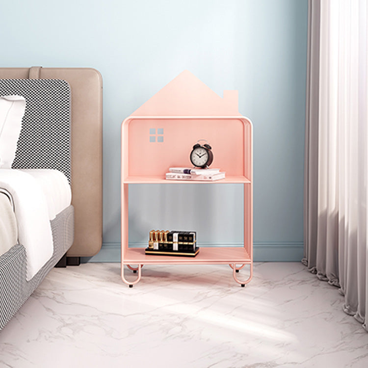 Open Back Metal Bookshelf Scandinavian Style Bookcase for Home Study Room Clearhalo 'Bookcases' 'furn' 'furn_bookcases' 'Furniture' 'furniture_bookcases' 'Office Furniture' 4859180