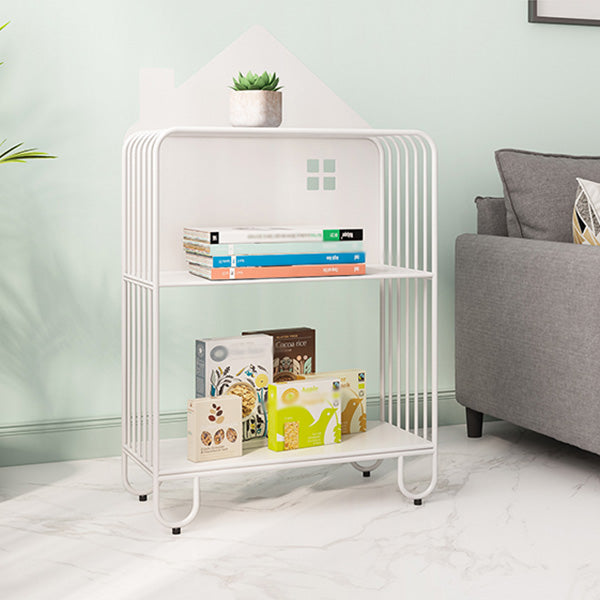 Open Back Metal Bookshelf Scandinavian Style Bookcase for Home Study Room Clearhalo 'Bookcases' 'furn' 'furn_bookcases' 'Furniture' 'furniture_bookcases' 'Office Furniture' 4859189