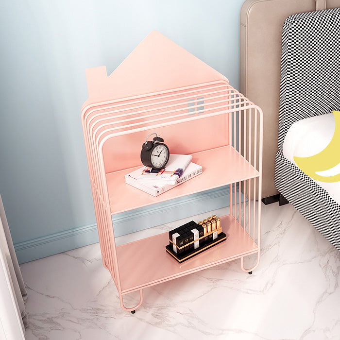 Open Back Metal Bookshelf Scandinavian Style Bookcase for Home Study Room Clearhalo 'Bookcases' 'furn' 'furn_bookcases' 'Furniture' 'furniture_bookcases' 'Office Furniture' 4859190