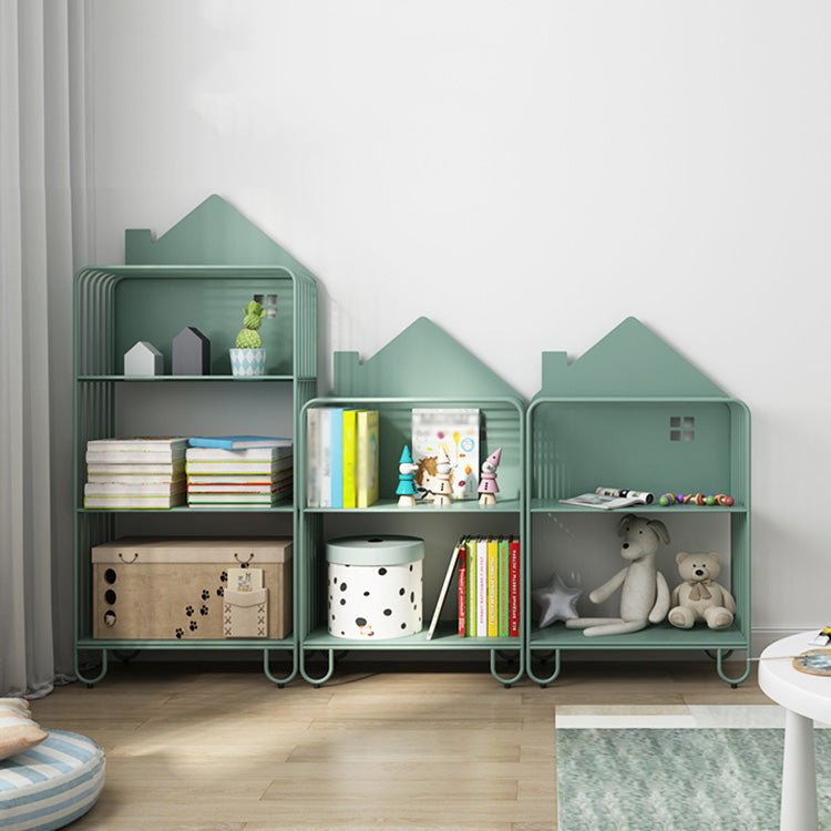 Open Back Metal Bookshelf Scandinavian Style Bookcase for Home Study Room Clearhalo 'Bookcases' 'furn' 'furn_bookcases' 'Furniture' 'furniture_bookcases' 'Office Furniture' 4859191