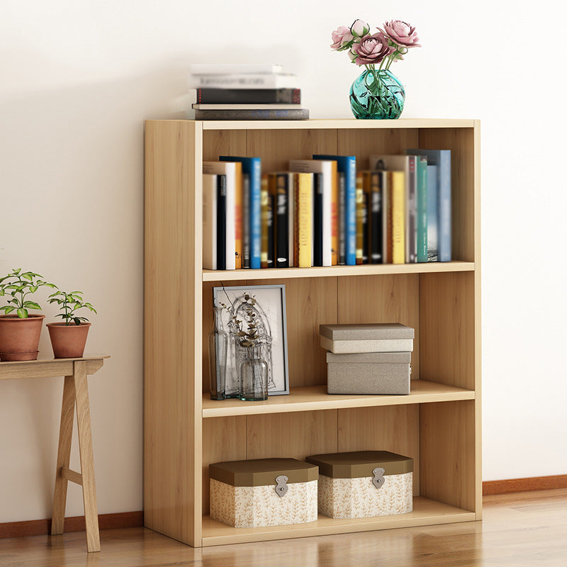 Scandinavian Manufactured Wood Standard Bookshelf Vertical Bookshelf for Living Room 23.6"L x 9.4"W x 31.5"H Natural Bookcases Clearhalo 'Bookcases' 'furn' 'furn_bookcases' 'Furniture' 'furniture_bookcases' 'Office Furniture' 4859208