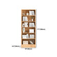 Scandinavian Manufactured Wood Standard Bookshelf Vertical Bookshelf for Living Room Clearhalo 'Bookcases' 'furn' 'furn_bookcases' 'Furniture' 'furniture_bookcases' 'Office Furniture' 4859225