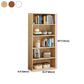 Scandinavian Manufactured Wood Standard Bookshelf Vertical Bookshelf for Living Room Clearhalo 'Bookcases' 'furn' 'furn_bookcases' 'Furniture' 'furniture_bookcases' 'Office Furniture' 4859228