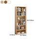 Scandinavian Manufactured Wood Standard Bookshelf Vertical Bookshelf for Living Room Clearhalo 'Bookcases' 'furn' 'furn_bookcases' 'Furniture' 'furniture_bookcases' 'Office Furniture' 4859229