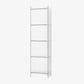 Vertical Scandinavian Standard Bookshelf with Acrylic Frame and Shelf 15.7"L x 9.8"W x 59.8"H Clear Clearhalo 'Bookcases' 'furn' 'furn_bookcases' 'Furniture' 'furniture_bookcases' 'Office Furniture' 4859255