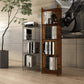Vertical Scandinavian Standard Bookshelf with Acrylic Frame and Shelf Clearhalo 'Bookcases' 'furn' 'furn_bookcases' 'Furniture' 'furniture_bookcases' 'Office Furniture' 4859258