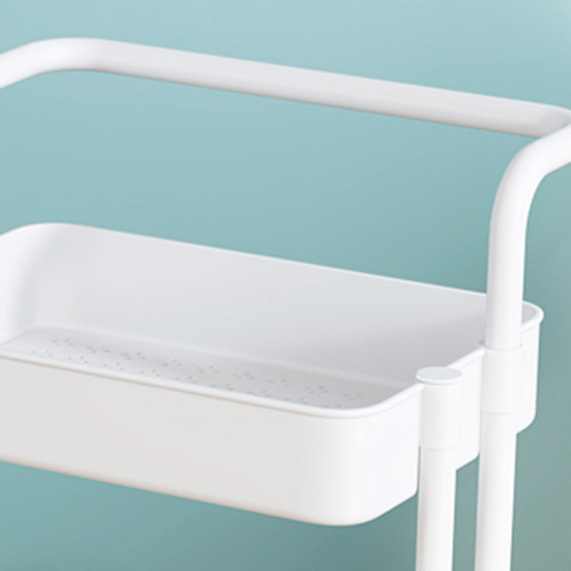 Open Industrial Etagere Bookshelf Steel Frame Plastic Shelf Bookshelf with Caster Wheels Clearhalo 'Bookcases' 'furn' 'furn_bookcases' 'Furniture' 'furniture_bookcases' 'Office Furniture' 4859360