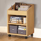 Wooden Bookcase Contemporary Style Book Shelf for Home Office 15.7"L x 11.8"W x 21.7"H Natural Clearhalo 'Bookcases' 'furn' 'furn_bookcases' 'Furniture' 'furniture_bookcases' 'Office Furniture' 4859433