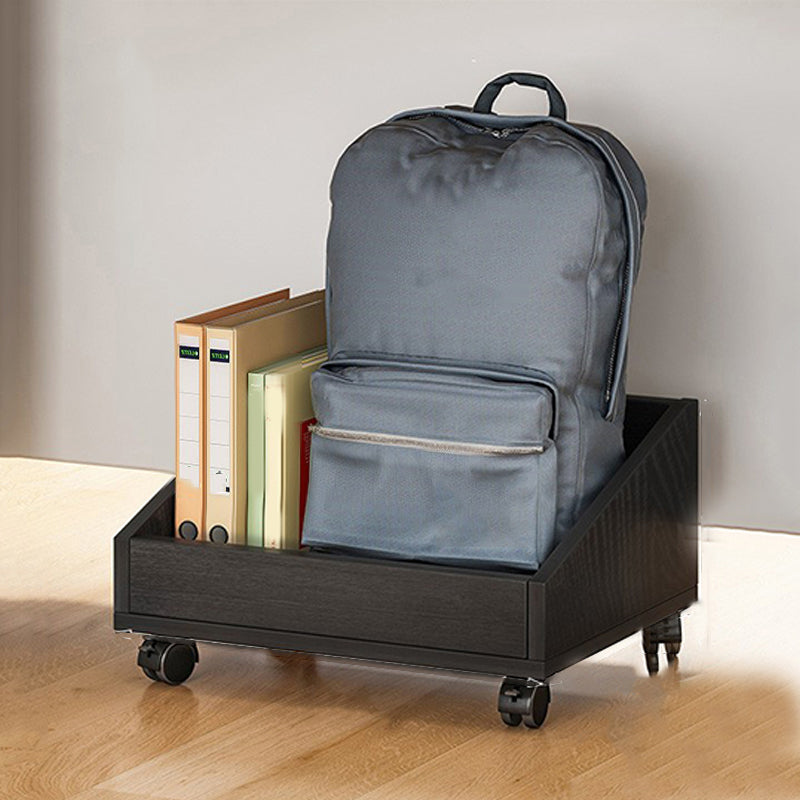 Wooden Bookcase Contemporary Style Book Shelf for Home Office 15.7"L x 11.8"W x 9.4"H Black Clearhalo 'Bookcases' 'furn' 'furn_bookcases' 'Furniture' 'furniture_bookcases' 'Office Furniture' 4859442