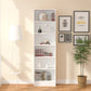 Contemporary Style Bookcase Closed Back Bookshelf for Home Office Study Room Clearhalo 'Bookcases' 'furn' 'furn_bookcases' 'Furniture' 'furniture_bookcases' 'Office Furniture' 4859475