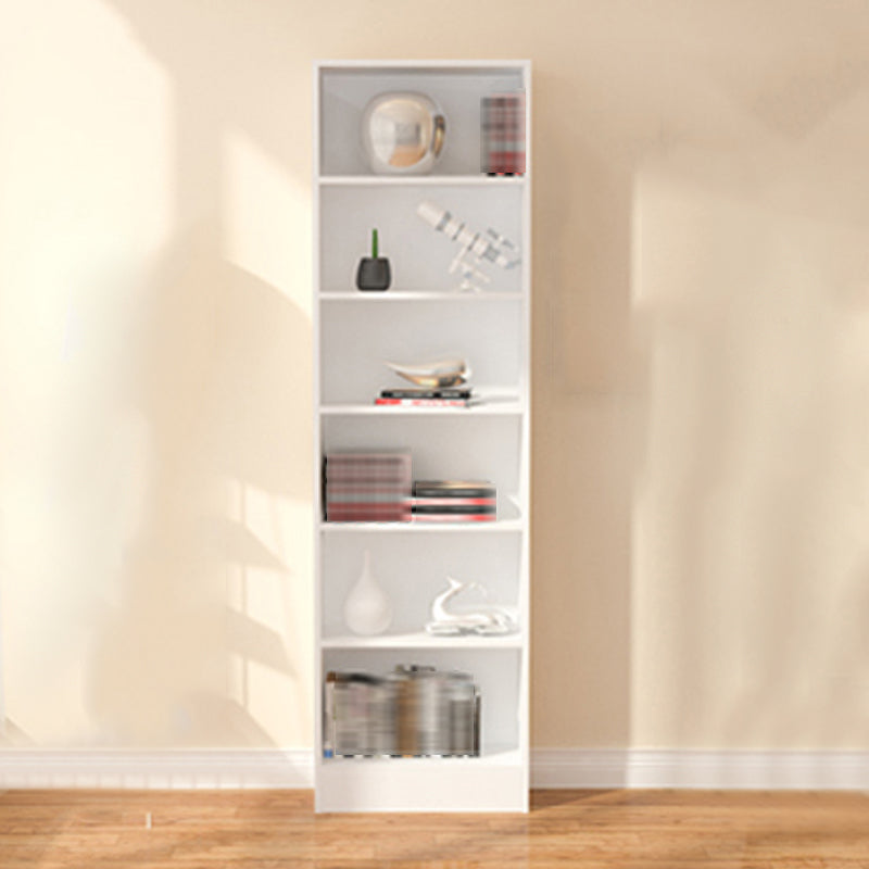 Contemporary Style Bookcase Closed Back Bookshelf for Home Office Study Room White Shelves Clearhalo 'Bookcases' 'furn' 'furn_bookcases' 'Furniture' 'furniture_bookcases' 'Office Furniture' 4859477