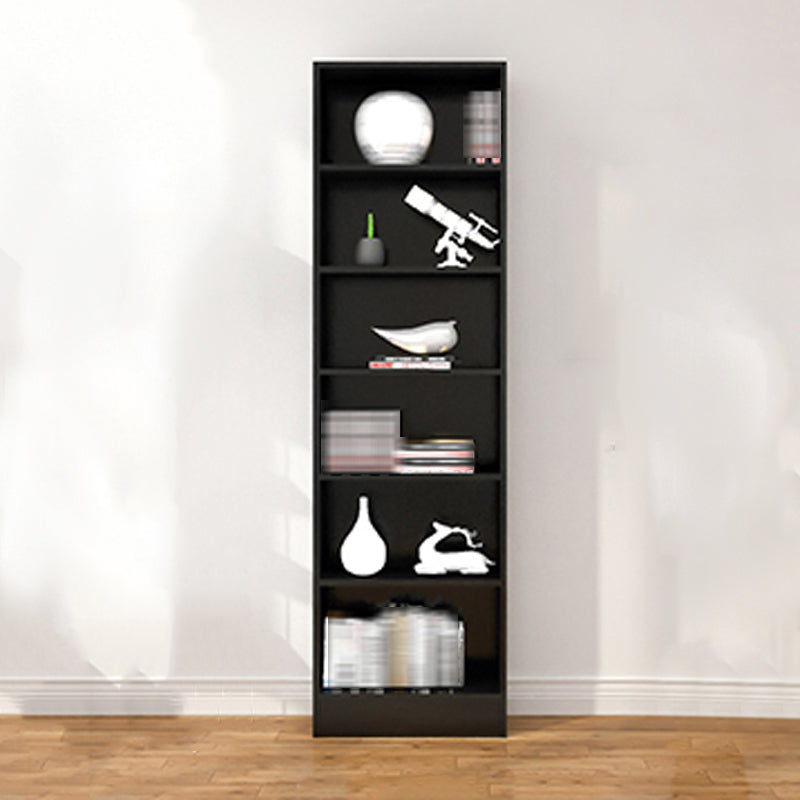 Contemporary Style Bookcase Closed Back Bookshelf for Home Office Study Room Black Shelves Clearhalo 'Bookcases' 'furn' 'furn_bookcases' 'Furniture' 'furniture_bookcases' 'Office Furniture' 4859479