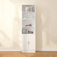 Contemporary Style Bookcase Closed Back Bookshelf for Home Office Study Room White Cabinets Clearhalo 'Bookcases' 'furn' 'furn_bookcases' 'Furniture' 'furniture_bookcases' 'Office Furniture' 4859481
