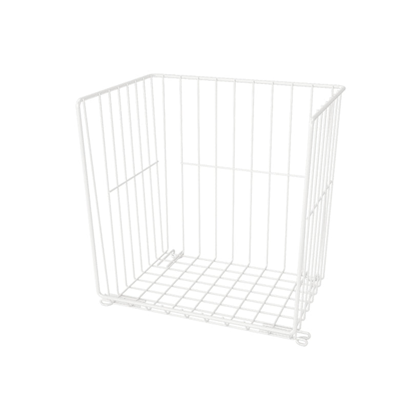 Modern Style Geometric Bookcase Metal Closed Back Book Shelf 12.4"L x 9.4"W x 12.4"H White Clearhalo 'Bookcases' 'furn' 'furn_bookcases' 'Furniture' 'furniture_bookcases' 'Office Furniture' 4859488