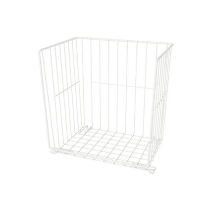 Modern Style Geometric Bookcase Metal Closed Back Book Shelf 12.4"L x 9.4"W x 12.4"H White Clearhalo 'Bookcases' 'furn' 'furn_bookcases' 'Furniture' 'furniture_bookcases' 'Office Furniture' 4859488