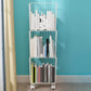 Modern Style Geometric Bookcase Metal Closed Back Book Shelf Clearhalo 'Bookcases' 'furn' 'furn_bookcases' 'Furniture' 'furniture_bookcases' 'Office Furniture' 4859494