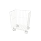 Modern Style Geometric Bookcase Metal Closed Back Book Shelf 12.4"L x 9.4"W x 15.2"H White Clearhalo 'Bookcases' 'furn' 'furn_bookcases' 'Furniture' 'furniture_bookcases' 'Office Furniture' 4859496