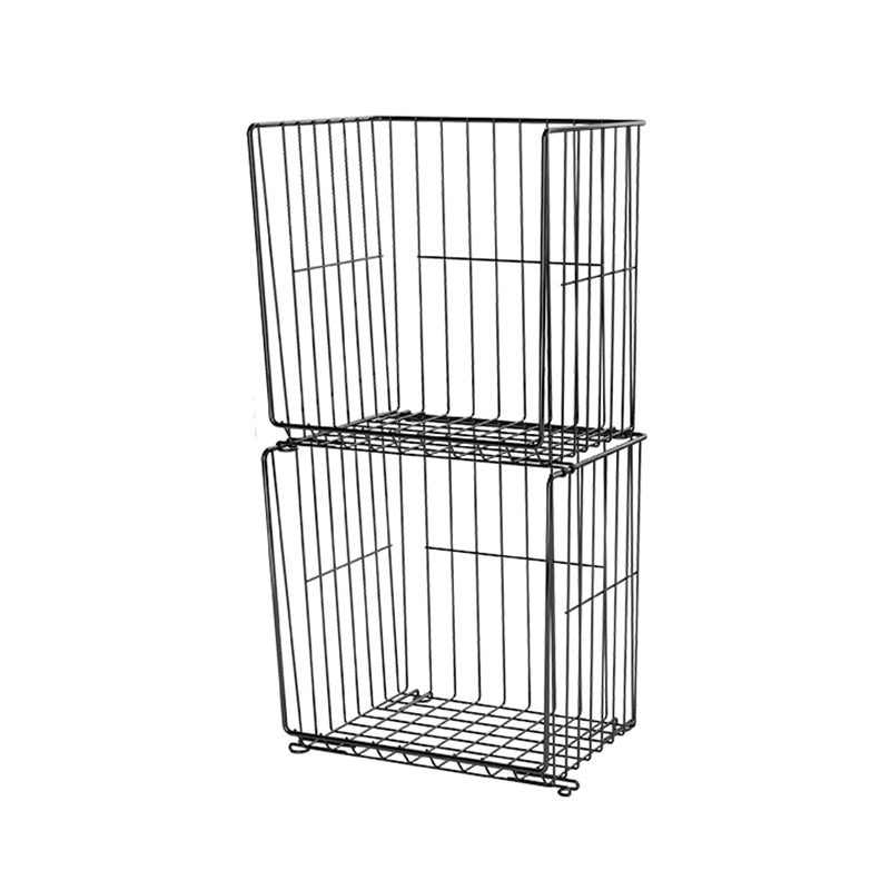 Modern Style Geometric Bookcase Metal Closed Back Book Shelf 12.4"L x 9.4"W x 25"H Black Clearhalo 'Bookcases' 'furn' 'furn_bookcases' 'Furniture' 'furniture_bookcases' 'Office Furniture' 4859501