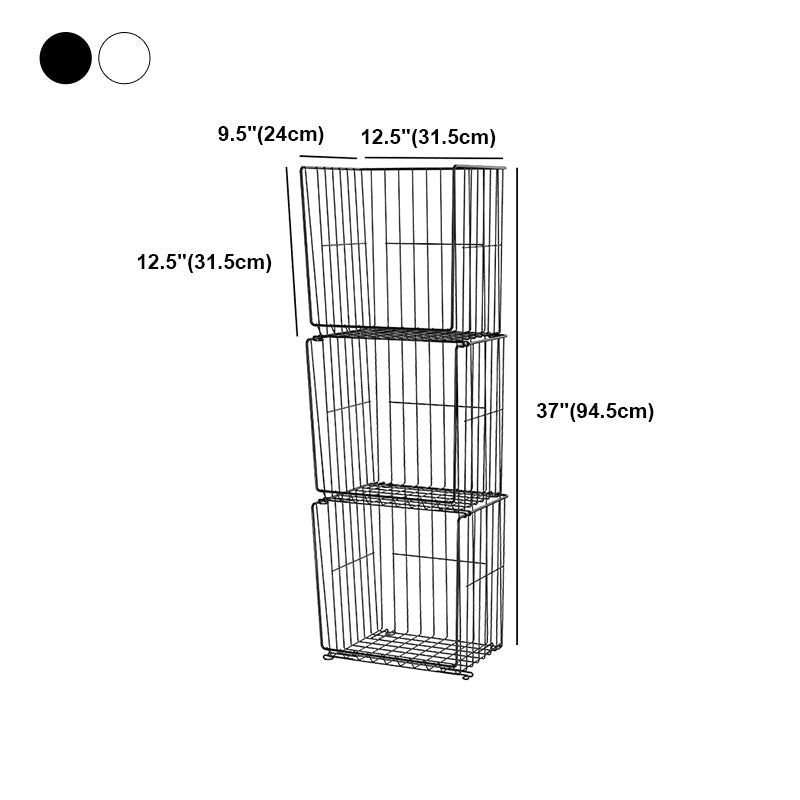 Modern Style Geometric Bookcase Metal Closed Back Book Shelf Clearhalo 'Bookcases' 'furn' 'furn_bookcases' 'Furniture' 'furniture_bookcases' 'Office Furniture' 4859521