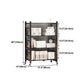 Folding Steel Industrial Etagere Bookshelf Open Bookshelf with Caster Wheels Clearhalo 'Bookcases' 'furn' 'furn_bookcases' 'Furniture' 'furniture_bookcases' 'Office Furniture' 4859576