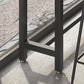 Pine Wood Bar Dining Table Industrial Bar Table with Trestle Base in Black Clearhalo 'Bar Furniture' 'Bar Tables' 'bar_tables' 'furn' 'furn_bar_tables' 'Furniture' 'furniture_bar_tables' 'Kitchen & Dining Furniture' 4861334