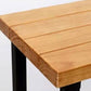 Industrial Bar Dining Table Solid Wood Bar Dining Table with Trestle Base Clearhalo 'Bar Furniture' 'Bar Tables' 'bar_tables' 'furn' 'furn_bar_tables' 'Furniture' 'furniture_bar_tables' 'Kitchen & Dining Furniture' 4861575