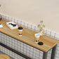Modern Bar Dining Table Rectangle Bar Dining Table with Trestle Base Clearhalo 'Bar Furniture' 'Bar Tables' 'bar_tables' 'furn' 'furn_bar_tables' 'Furniture' 'furniture_bar_tables' 'Kitchen & Dining Furniture' 4861593
