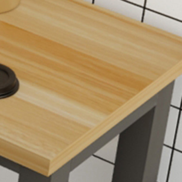 Modern Bar Dining Table Rectangle Bar Dining Table with Trestle Base Clearhalo 'Bar Furniture' 'Bar Tables' 'bar_tables' 'furn' 'furn_bar_tables' 'Furniture' 'furniture_bar_tables' 'Kitchen & Dining Furniture' 4861595