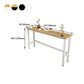 Modern Bar Dining Table Rectangle Bar Dining Table with Trestle Base Clearhalo 'Bar Furniture' 'Bar Tables' 'bar_tables' 'furn' 'furn_bar_tables' 'Furniture' 'furniture_bar_tables' 'Kitchen & Dining Furniture' 4861607