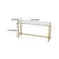 White Stone Bar Table Traditional Luxury Bar Table with Gold Base Clearhalo 'Bar Furniture' 'Bar Tables' 'bar_tables' 'furn' 'furn_bar_tables' 'Furniture' 'furniture_bar_tables' 'Kitchen & Dining Furniture' 4861630