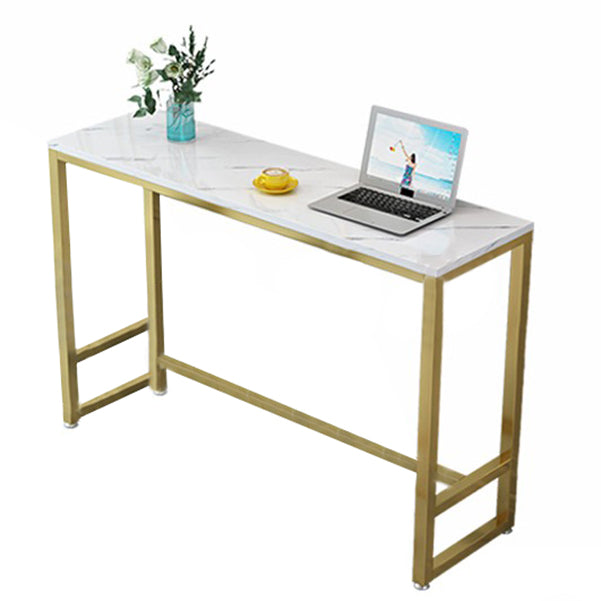 Modern Bar Dining Table Rectangle Bar Table with Trestle Base Without Chairs Clearhalo 'Bar Furniture' 'Bar Tables' 'bar_tables' 'furn' 'furn_bar_tables' 'Furniture' 'furniture_bar_tables' 'Kitchen & Dining Furniture' 4861666