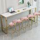 Modern Bar Dining Table Rectangle Bar Table with Trestle Base Clearhalo 'Bar Furniture' 'Bar Tables' 'bar_tables' 'furn' 'furn_bar_tables' 'Furniture' 'furniture_bar_tables' 'Kitchen & Dining Furniture' 4861673