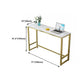 Modern Bar Dining Table Rectangle Bar Table with Trestle Base Clearhalo 'Bar Furniture' 'Bar Tables' 'bar_tables' 'furn' 'furn_bar_tables' 'Furniture' 'furniture_bar_tables' 'Kitchen & Dining Furniture' 4861678
