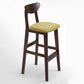 Scandinavian Matte Finish Upholstered Counter Height Stool Home Solid Wood Bar Stool Clearhalo 'Bar Furniture' 'Bar Stools' 'bar_stools' 'furn' 'furn_bar_stools' 'Furniture' 'furniture_bar_stools' 'Kitchen & Dining Furniture' 4861749