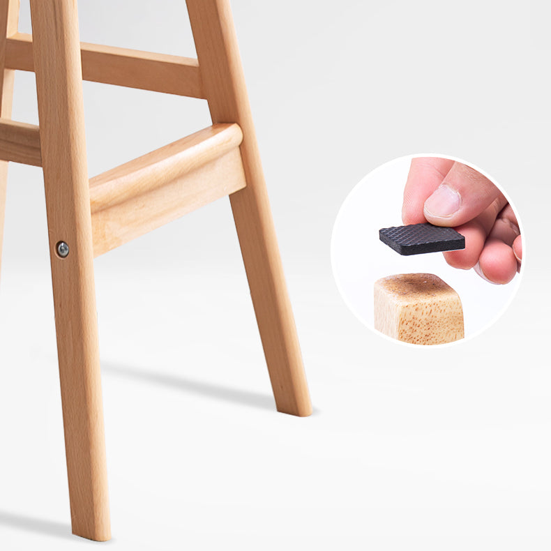 Scandinavian Matte Finish Upholstered Counter Height Stool Home Solid Wood Bar Stool Clearhalo 'Bar Furniture' 'Bar Stools' 'bar_stools' 'furn' 'furn_bar_stools' 'Furniture' 'furniture_bar_stools' 'Kitchen & Dining Furniture' 4861754