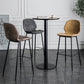 Scandinavian Matte Finish Leather Barstool Footrest Coffee Shop Stool Clearhalo 'Bar Furniture' 'Bar Stools' 'bar_stools' 'furn' 'furn_bar_stools' 'Furniture' 'furniture_bar_stools' 'Kitchen & Dining Furniture' 4861840