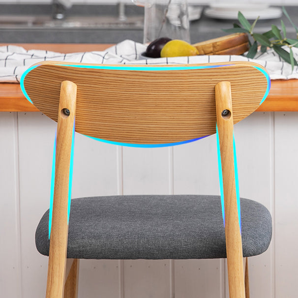 Scandinavian Footrest Solid Wood Bar Stool Low Back Home Stool Clearhalo 'Bar Furniture' 'Bar Stools' 'bar_stools' 'furn' 'furn_bar_stools' 'Furniture' 'furniture_bar_stools' 'Kitchen & Dining Furniture' 4861936