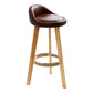 Scandinavian Coffee Shop Low Back Stool Matte Finish Upholstered Bar Stools Brown 1 Piece Clearhalo 'Bar Furniture' 'Bar Stools' 'bar_stools' 'furn' 'furn_bar_stools' 'Furniture' 'furniture_bar_stools' 'Kitchen & Dining Furniture' 4862151