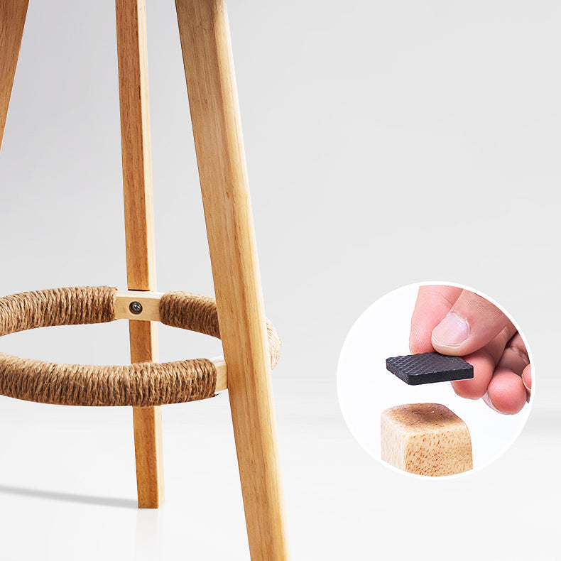 Scandinavian Coffee Shop Low Back Stool Matte Finish Upholstered Bar Stools Clearhalo 'Bar Furniture' 'Bar Stools' 'bar_stools' 'furn' 'furn_bar_stools' 'Furniture' 'furniture_bar_stools' 'Kitchen & Dining Furniture' 4862162