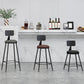 Industrial Coffee Shop Footrest Stool Matte Finish Iron Bar Stool Clearhalo 'Bar Furniture' 'Bar Stools' 'bar_stools' 'furn' 'furn_bar_stools' 'Furniture' 'furniture_bar_stools' 'Kitchen & Dining Furniture' 4862211
