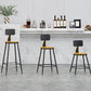 Industrial Coffee Shop Footrest Stool Matte Finish Iron Bar Stool Clearhalo 'Bar Furniture' 'Bar Stools' 'bar_stools' 'furn' 'furn_bar_stools' 'Furniture' 'furniture_bar_stools' 'Kitchen & Dining Furniture' 4862213
