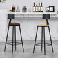 Industrial Footrest Bristol Stool Matte Finish Iron Bar Stool Clearhalo 'Bar Furniture' 'Bar Stools' 'bar_stools' 'furn' 'furn_bar_stools' 'Furniture' 'furniture_bar_stools' 'Kitchen & Dining Furniture' 4862375