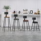 Industrial Footrest Bristol Stool Matte Finish Iron Bar Stool Clearhalo 'Bar Furniture' 'Bar Stools' 'bar_stools' 'furn' 'furn_bar_stools' 'Furniture' 'furniture_bar_stools' 'Kitchen & Dining Furniture' 4862378