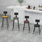 Industrial Footrest Bristol Stool Matte Finish Iron Bar Stool Clearhalo 'Bar Furniture' 'Bar Stools' 'bar_stools' 'furn' 'furn_bar_stools' 'Furniture' 'furniture_bar_stools' 'Kitchen & Dining Furniture' 4862384