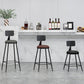Industrial Footrest Bristol Stool Matte Finish Iron Bar Stool Clearhalo 'Bar Furniture' 'Bar Stools' 'bar_stools' 'furn' 'furn_bar_stools' 'Furniture' 'furniture_bar_stools' 'Kitchen & Dining Furniture' 4862388